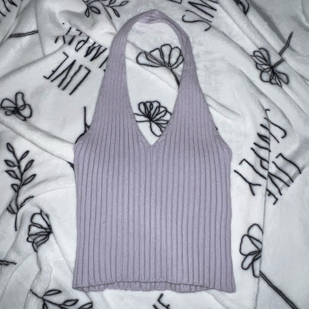 Lilac purple halter top 💜